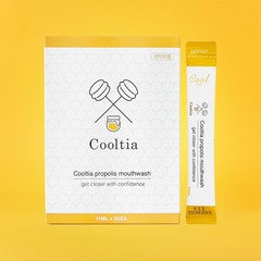 [공식] 쿨티아 가글 프로폴리스 구강 구취 청결제 스틱가글 30개입 1BOX, 1개, 330ml
