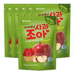 해호 아이배냇 사과조아 사과100% 15g, 6개
