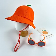 제주감귤모자 오렌지 귤 한라봉 남자 여자 벙거지 모자 기념품 선물, 01 코튼 벙거지, 중(59cm)