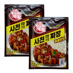 오뚜기 사천짜장 과립형 매콤한맛, 100g, 2개