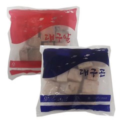 대구알 대구곤 700g 2봉이 1세트 절단대구곤 절단대구알 대보유통, 03. 대구알 700g 1봉+대구곤 700g 1봉