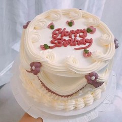 케이크 모형 플라스틱 브라이덜샤워 소품 생일초 포토존만들기 데코 케익초, 8인치 + M