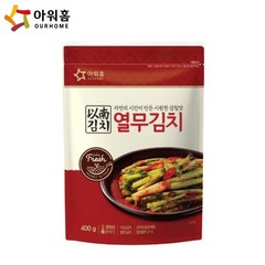 베스트식품 아워홈 이남김치 열무김치 400g x10개, 10개