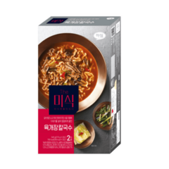 The미식 육개장 칼국수 540g (270g 2개입), 더미식칼국수540g(270g 2개입)