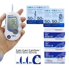 포라 혈당 측정기 시험지100+채혈침110+알콜솜100 당 당뇨 검사기 체크기 혈당계, 포라 혈당기계+시험지200+채혈침310+알콜솜300