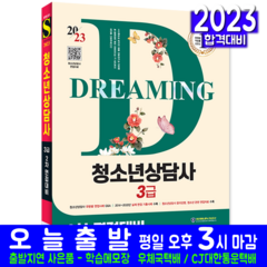 청소년상담사 3급 2차 면접시험 자격증 책 교재 기출사례해설 2023, 시대고시기획