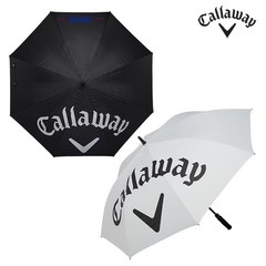 타이틀리스트 캘러웨이 정품 62인치 싱글 캐노피 자동 골프 우산, 화이트