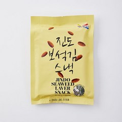 진도보석김 바삭 아몬드김스낵 20gx10봉, 10봉, 20g