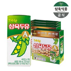 삼육두유 고소한맛 A 190ml 64팩, 64개