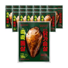 미트리 촉촉통살 소스 닭가슴살 깐풍기맛 100g, 100g 20팩