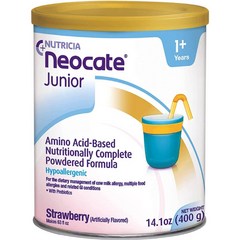 Neocate Junior Amino Acid-Based Toddler and Junior Formula 네오게이트 토들러 주니어 포뮬러 딸기맛 400g