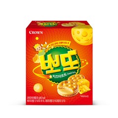 크라운 뽀또 치즈타르트, 6개, 92g