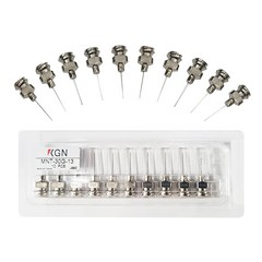 KGN블런트 루어락 메탈니들 공업용주사바늘 철주사침 공업용니들10~28G 13mm 2줄타입, 21G