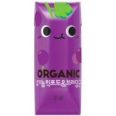 125mlx12개 혼합맛 크니쁘니 유기농쥬스 사과&당근 오렌지&망고, 125ml, 12개