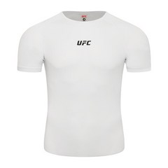 UFC 프로 머슬핏 반팔 티셔츠 오프화이트 U4SSU3105OW