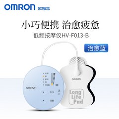 OMRON 저주파치료기 물리치료 마사지기, 1개, 힐링블루 전극편 1쌍