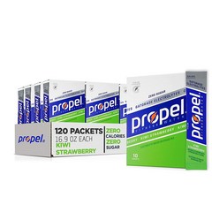 프로펠 전해질 비타민 음료 키위 스트로베리 Propel Powder Packets Kiwi Strawberry 10개입 (12팩), 키위딸기, 30캔