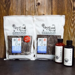 제주 메밀면 500g 메밀칼국수 소바 비빔국수 장국 100% 순메밀 메밀밭에가시리, 메빌비빔세트(메밀국수 500g+비빔소스 1개)