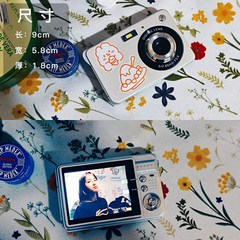 여자친구 선물 브이로그 빈티지 레트로 카메라 캠코더 하트시그널 4, 실버+32G카드+20개의필터