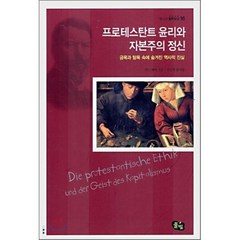 프로테스탄트 윤리와 자본주의 정신 : 금욕과 탐욕 속에 숨겨진 역사적 진실, 막스 베버 저/김상희 역, 풀빛