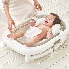 [코아코아] 아기 욕조 + 목욕 쿠션, 상세 설명 참조