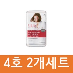 시세이도 티아라 염색약 4호 2개세트, 2개