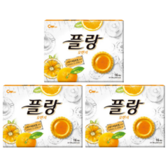 청우식품 플랑 오렌지 타르트 쿠키, 160g, 3개