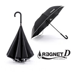 레그넷 D. 친환경 소재 거꾸로우산 접힘 자동 우산 장우산