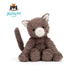 JELLYCAT 젤리캣 고양이 퍼들우드 캣 애착 수면 인형 조카 선물 23CM, 젤리캣퍼들우들