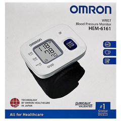 오므론 손목형 자동 전자 혈압계 HEM-6161, 1세트