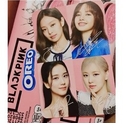 오레오 x 블랙핑크 한정판 포토 카드 1장(랜덤) 단품 Oreo x Blackpink Special, 2. 초코렛맛