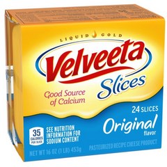벨비타 벨베타 오리지널 치즈 슬라이스 24개입 Velveeta Cheese Slices, 1개