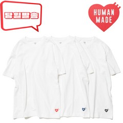 [국내 당일발송] 휴먼메이드 HUMANMADE 3 pack 쓰리팩 반팔 티셔츠 세트