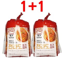 종가집 전라도 포기김치 3.3kg + 전라도 포기김치 3.3kg, 3.3kg 2봉