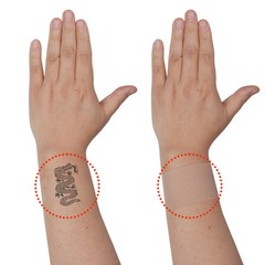 RM(로이엠제이) 타투커버 문신 흉터 상처 가리기 문신커버, 1개
