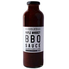 코즐릭스 메이플 위스키 바베큐 소스 15.9oz(470mL) KOZLIKS CANADIAN MUSTARD Maple Whisky BBQ Sauce, 1개