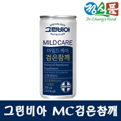 정식품 그린비아 마일드케어 검은참깨맛 환자영양식, 200ml, 60개