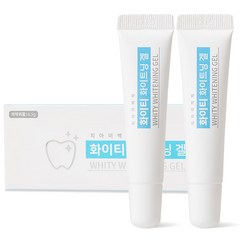치아미백제 화이티 화이트닝겔 16.5g 2개(2개월분), 2개