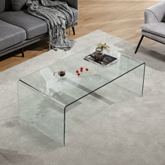 소파 테이블 1200 아크릴 거실 좌식테이블, 패키지, 120x50x40cm 투명