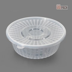 사출 냉면용기 중 200개 BOX 투명 포장용기