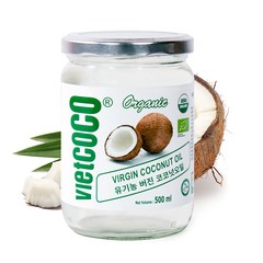 비엣코코 유기농 버진 코코넛오일 500ml, 코코넛오일 3병