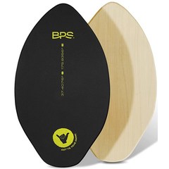 BPS '샤카' 76.2cm(30인치) 왁스칠 필요 없는 스킴보드 - EVA 패드가 있는 고광택 코팅 목재 스킴보드 - 해변 또는 평지용 스킴보드 (그린), 35 Inch