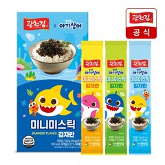 광천김 핑크퐁 미니미스틱 김자반 15봉 4박스, 150g, 4개