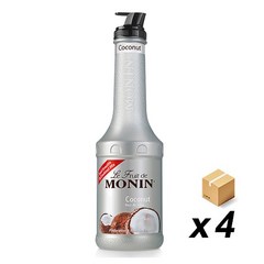 모닌 퓨레 코코넛 1 000ml 4개 BOX, 1L