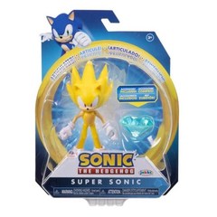Sonic The Hedgehog 10.2cm(4인치) 관절형 액션 피규어 컬렉션 (피규어 선택) (E-123 오메가), Super Sonic