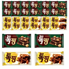 오리온 톡핑 아몬드 그래놀라 43.00g + 톡핑 헤이즐넛 그래놀라 43.00g 오 그래놀라바, 총28개(아몬드14개+헤이즐넛14개)