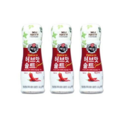 (상온)백설 허브맛솔트(매콤한맛)50gx3개, 50g, 3개