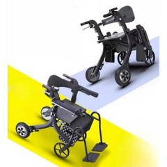 마켓유누 노인전동차 전동 휠체어 어르신 접이식 보행기, 상세 페이지 참고, (표준형) 25km주행