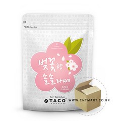 타코 벚꽃향 솔솔라떼 파우더 870g 1박스(6개), 6개