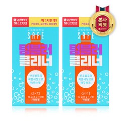 LG 생활건강 세이프 텀블러클리너 12입 x 2개, 42g